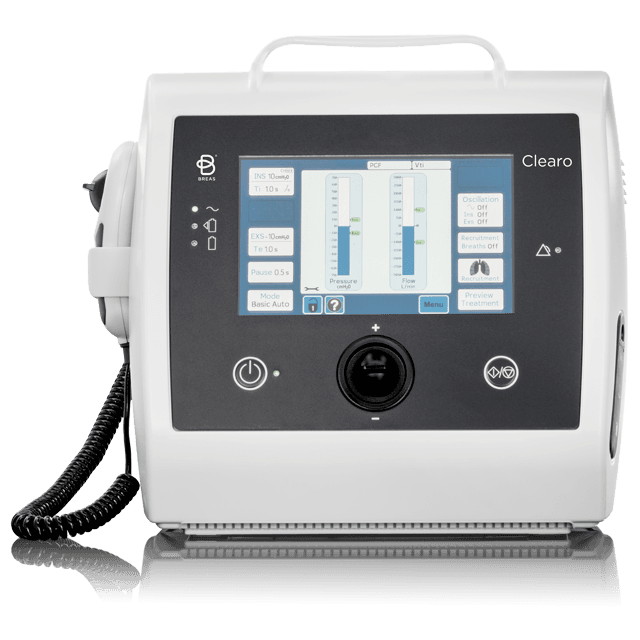 Breas Clearo mechanical insufflation-exsufflation cough-assist device repair and preventative maintenance service